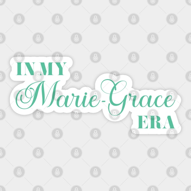 Marie-Grace Era Sticker by MirandaBrookeDesigns